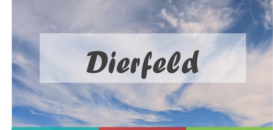 Schriftzug Dierfeld