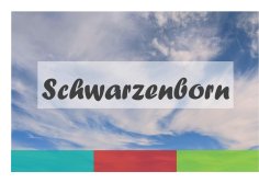 Schriftzug Schwarzenborn